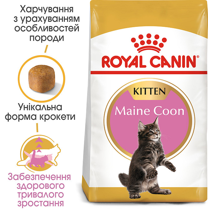 Корм для котят породы Мейн-Кун ROYAL CANIN MAINECOON KITTEN 0.4 кг Киев - изображение 2