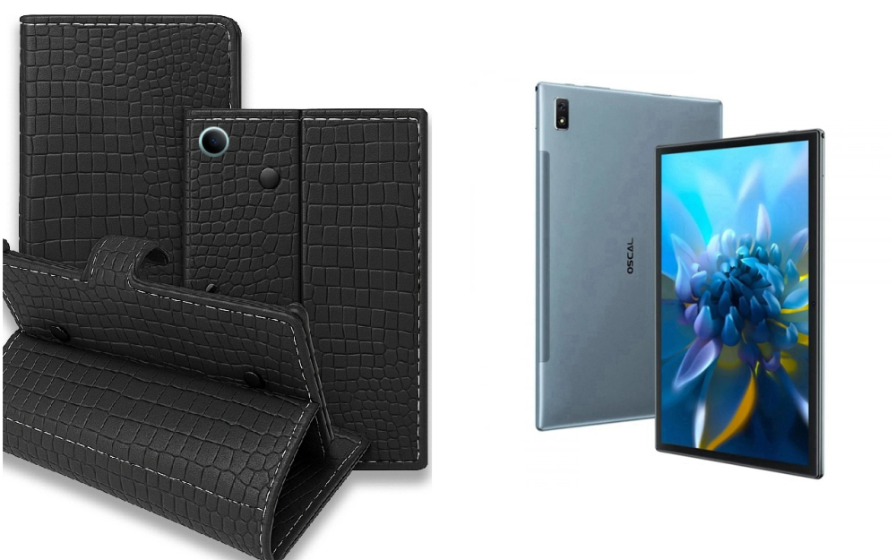 Книжка-трансформер для планшета Blackview Oscal Pad 13, колір Black Krokodil Black Київ - фото 1