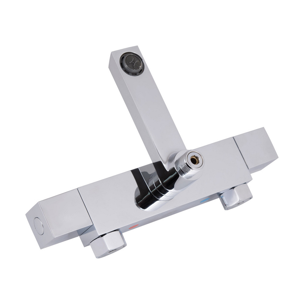 Душова система універсальна Qtap Sloup термостатична на три споживачі (з виливом) QTSLO51103OC48217 Chrome Київ - фото 7