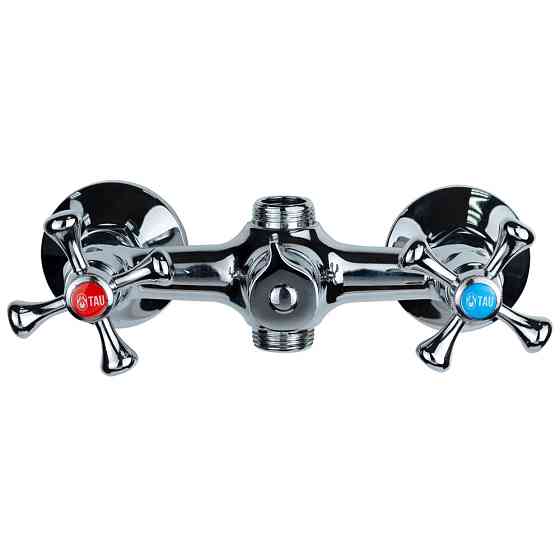 TAU Смеситель VN 1/2" для ванны гусак прямой 350мм дивертор встроенный картриджный TAU VN-2C260 Коломыя