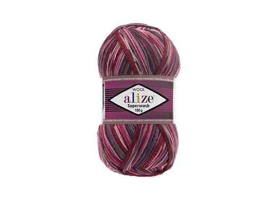Пряжа Superwash Comfort арт.2698 5шт/уп меланж 25% полиамид 75% шерсть 100г 420м ТМ ALIZE Киев