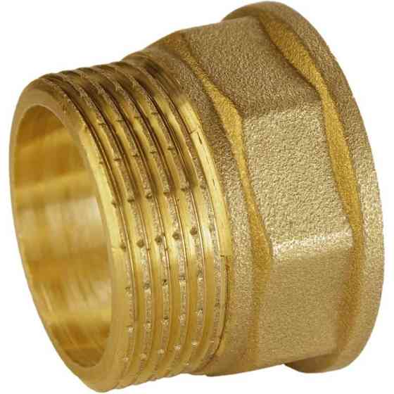 Переходник латунный 2″ВР х 2″НР штампованный А0634А VA (000026726) Киев