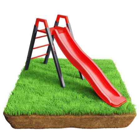 Дитяча гірка K-Sport KSOZ013S модульна - червоно-чорна Київ