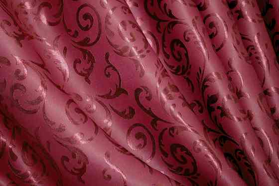 Комплект готових штор VR-Textil Блекаут № 1099ш Бордовий 150х275 см 2шт (30-912) Київ