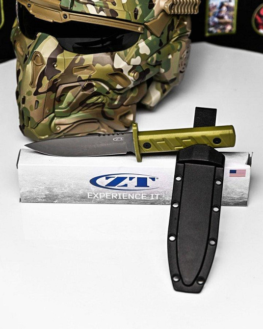 Ніж із фіксованим лезом для полювання CPM 3V oliva ДЛ7005 Одеса - фото 2