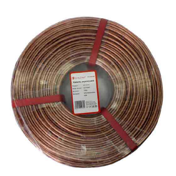 Кабель акустичний 2x1,5 мм²  OFC, прозорий Дніпро