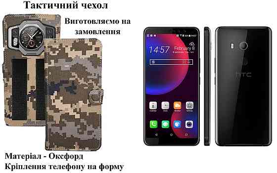 Тактический чехол для Google Pixel 10 Pro, Google Pixel 10 Pro XL, крепится к снаряжению на липучке Киев