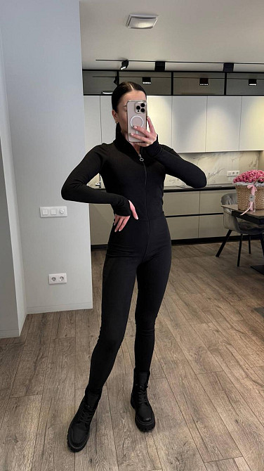 Женский стильный и теплый термо комбинезон пума Одесса - изображение 3