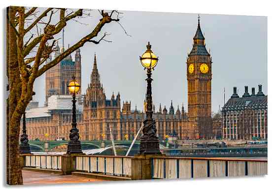 Картина холст в гостиную / спальню   Лондон   MLP_221 50x100 см Киев