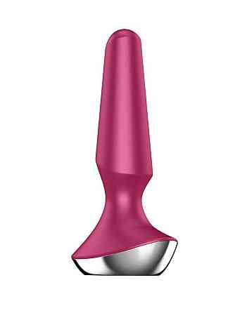 Анальна смарт-вібропробка Satisfyer Plug-ilicious 2 Berry Sex Aura Київ