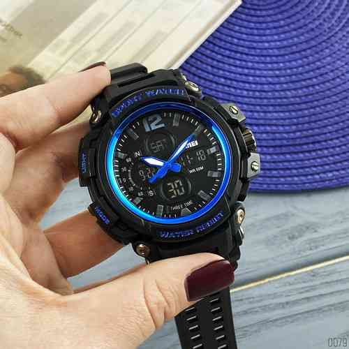 Skmei 1343 Black-Blue SBR Киев