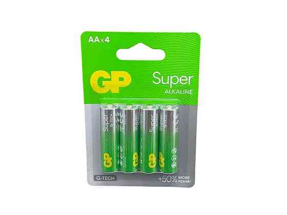 Батарейка щелочная LR6/AA Super alkaline 1.5V 15A-U4 4шт (блистер) ТМ GP Киев