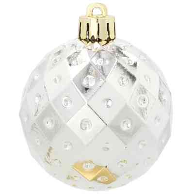 Ялинкова іграшка Chomik пластикові кульки компл. 16 шт, 6см, шампань (5900779853140_1) Вінниця