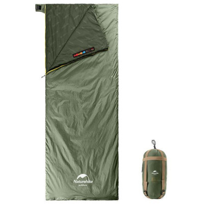 Спальний мішок Naturehike Summer надлегкий LW180 NH21MSD09 R (15C) M Light Green (6927595777930-R) Вінниця - фото 1