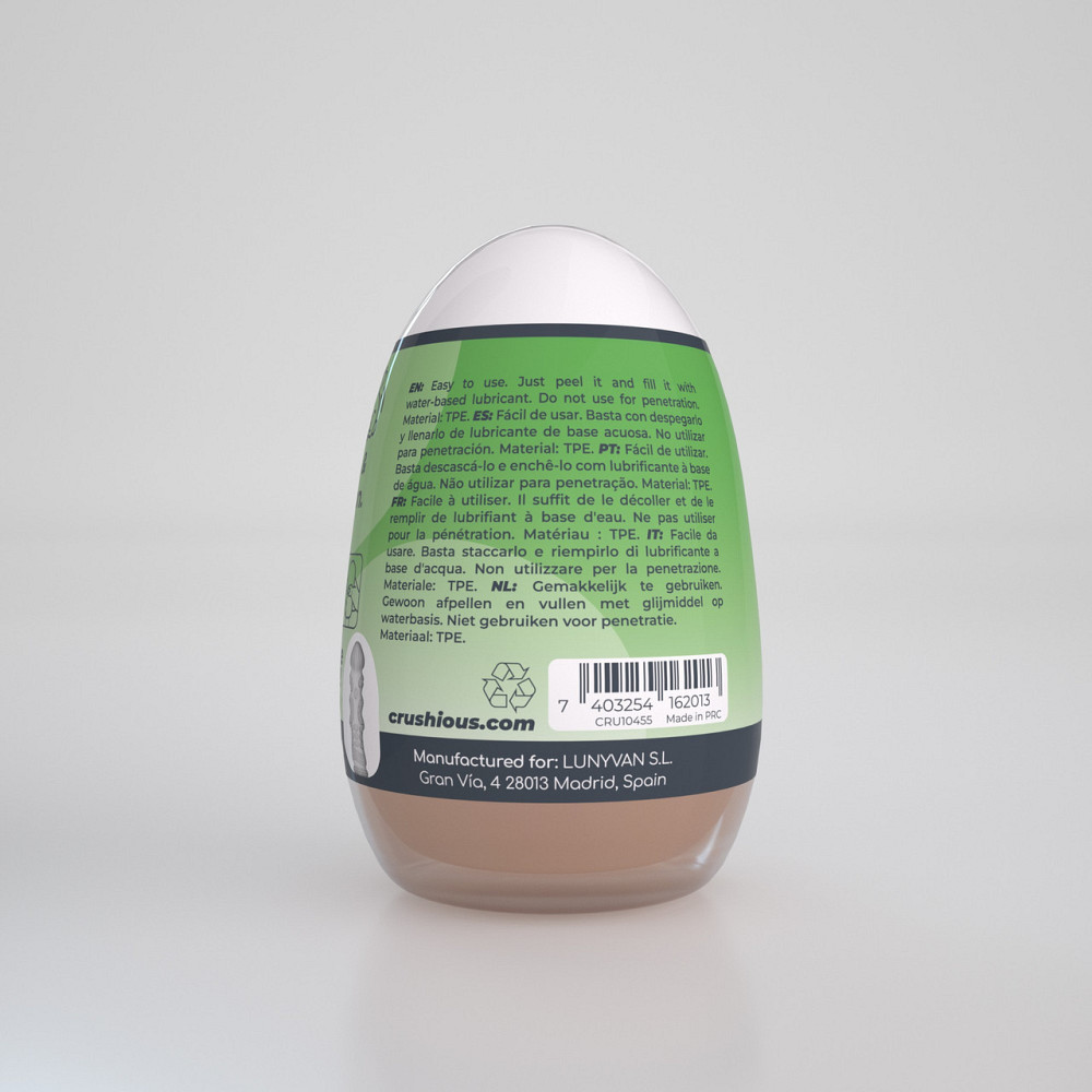 Мастурбатор-яйцо, вагина CRUSHIOUS EZY EGG THE Expert, реалистичный Sex Aura Киев - изображение 3