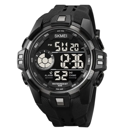Часы мужские спортивные наручные Skmei 2123 (Черный с серым) Киев