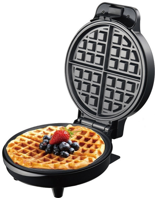 Вафельница RAF R2213 1200Вт электрическая 220В с антипригарным покрытием, индикатор нагрева, черная Одесса - изображение 2