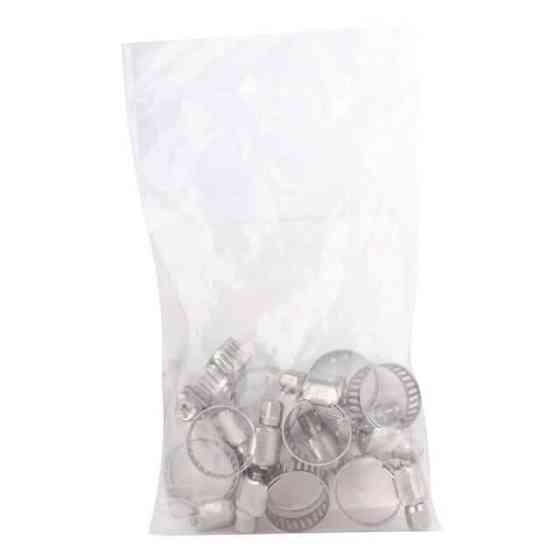 Хомут нержавеющая сталь, 8 мм, Ø - 6-16 мм INTERTOOL TC-1006 Киев