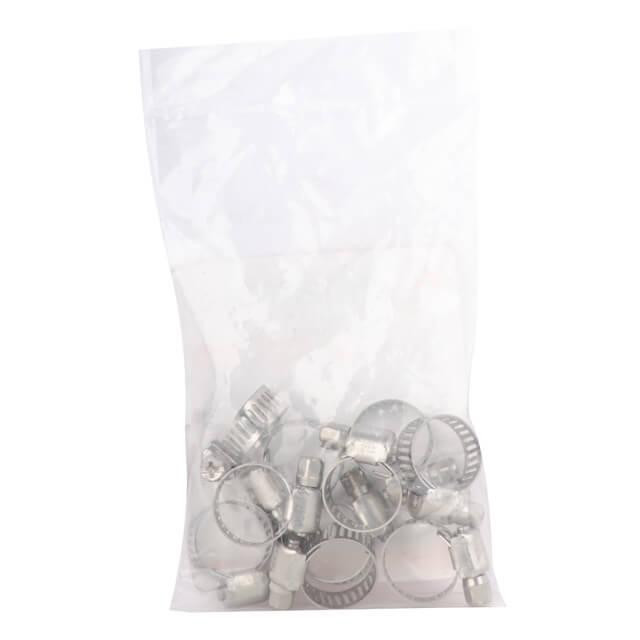 Хомут нержавіюча сталь, 8 мм, Ø - 6-16 мм INTERTOOL TC-1006 Київ - фото 2