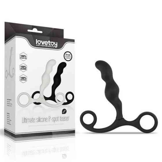 Массажер простаты - Anal Indulgence Collection Ultimate Silicone P-Spot Teaser Black Sex Aura Киев