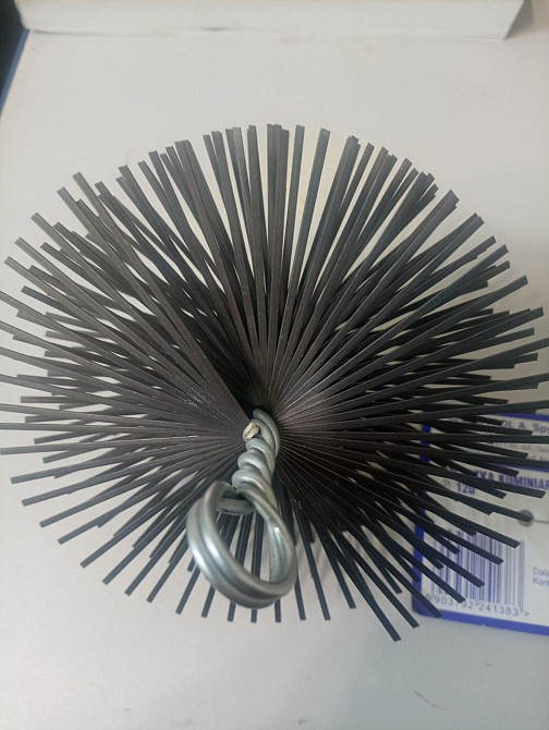 Йоржик "SzczotPol" жорсткий для чистки комину діаметром 140 мм зі стальних пружних пластинок Киев - изображение 1