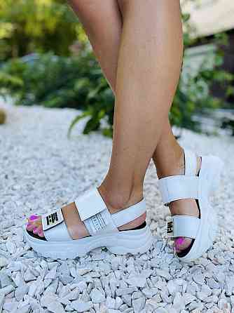 teona Босоніжки жіночі TEONA 127 білі (літо, шкіра натуральна) (4101) Коломия