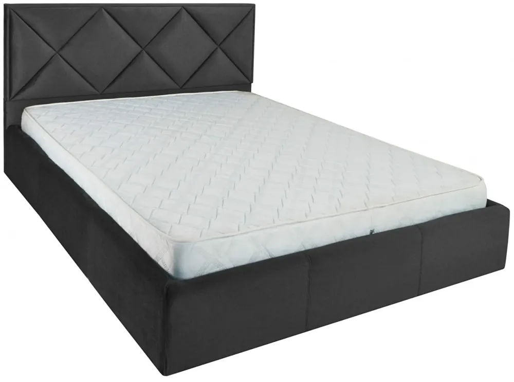 Ліжко Двоспальне Leeds Standart 160 х 200 см Missoni 009 Темно-сірий Київ - фото 1