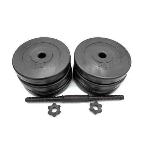 Гантель наборная композитная в пластиковой оболочке Rock pro 30,5 кг NE-PL-G-030 Винница