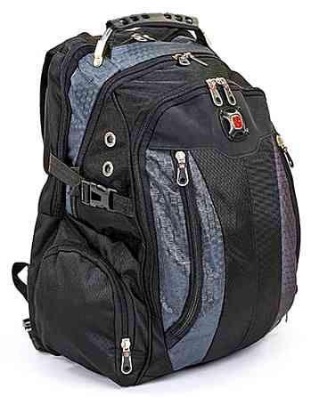 Рюкзак спортивный SWR 7620-1 30л 44x32x13 черно-серый Киев