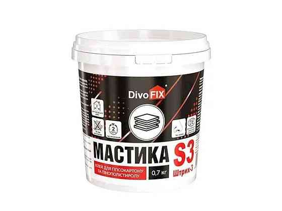Клей 1,5кг Mastika Штрих-3 ELITE construction ТМ ДИВОЦВІТ Киев