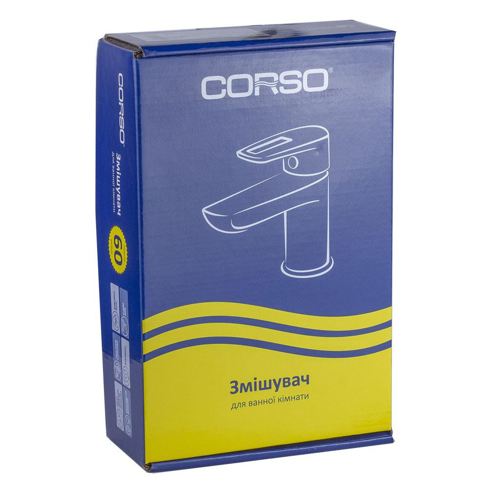 Змішувач MARMORE Ø35 для раковини литий на гайці CORSO DB-1A138C (9623000) Київ - фото 6