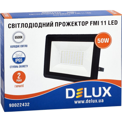 Прожектор Delux FMI 11 LED 50Вт 6500K IP65 (90022432) Вінниця - фото 3