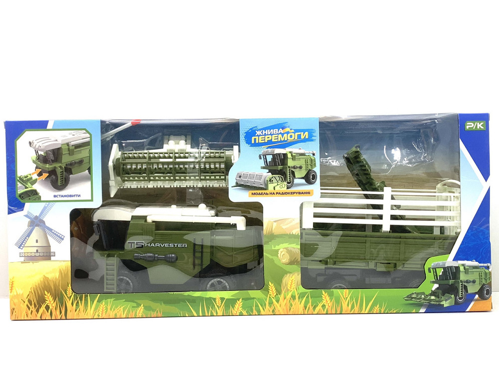 Комбайн на радіокеруванні LIMO TOY 21 см Зелений (M 4951) Чернігів - фото 5