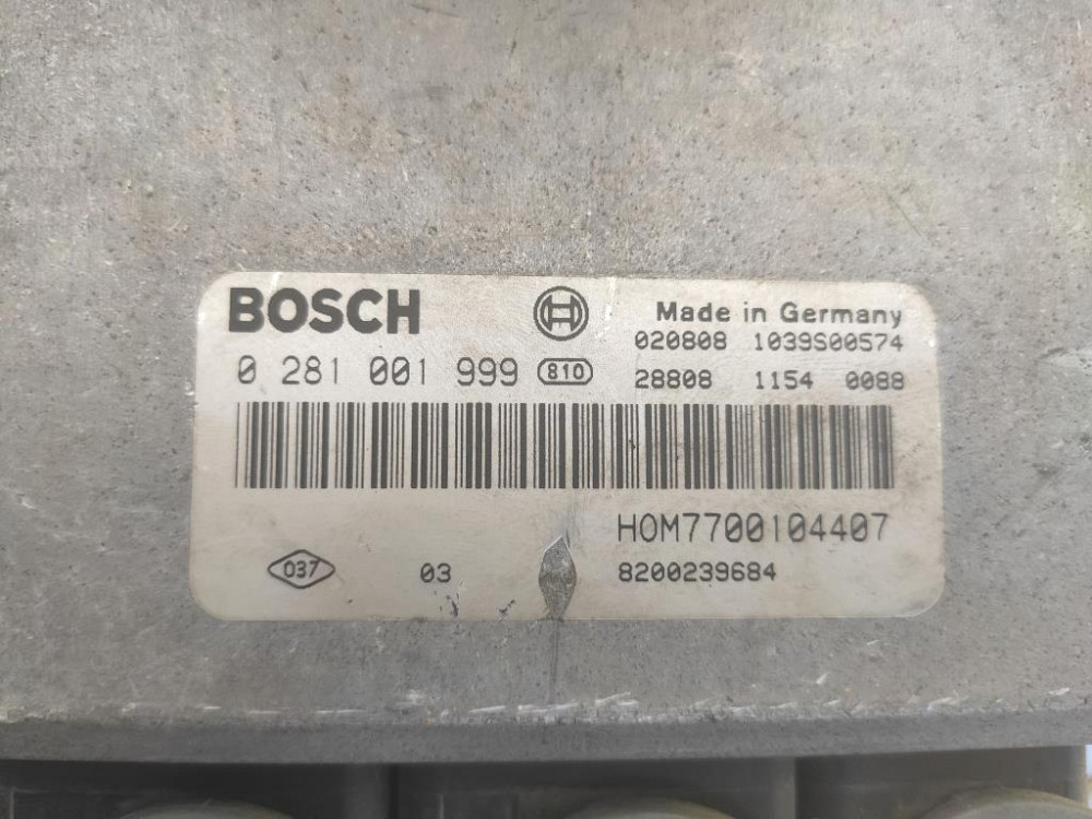 Блок керування двигуном Renault Espace 2.2 dci 1997-2002 (0281001999) Ковель - изображение 2