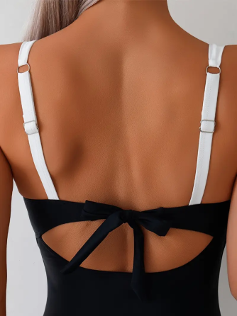 Купальник жіночий суцільний Чорний 2XL Харків