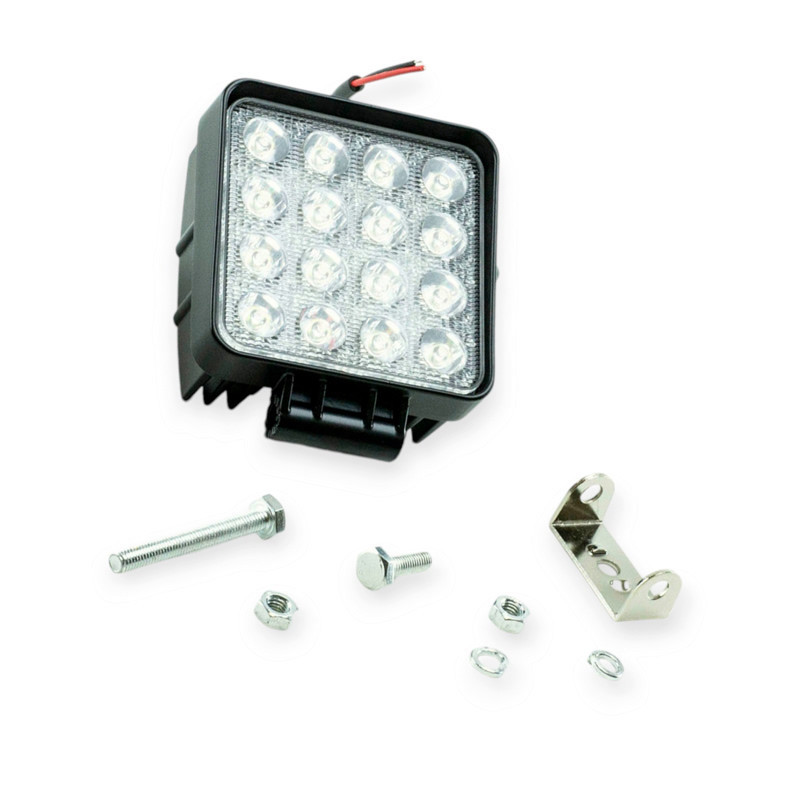 Фара дополнительная LED 110х110х72 (Д В Ш) 48W дальний Мукачево - изображение 1