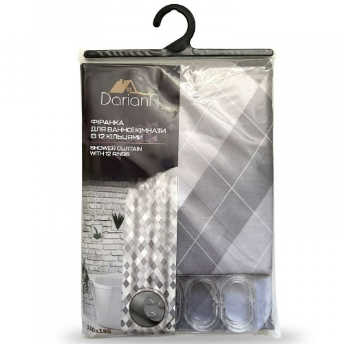 Шторка для ванної 180*180см XRQ-RP-273 Дариана Житомир - изображение 2