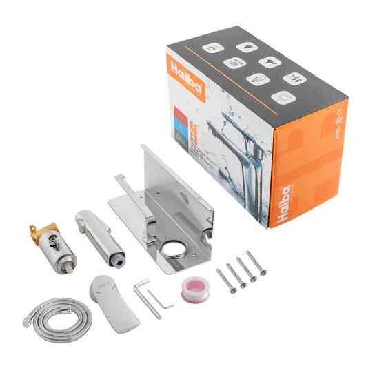 Змішувач Haiba Bolero 069 для гігієнічного душа з тримачем для туалетного паперу HB9580 Харків