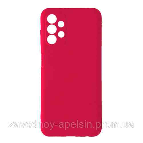 Samsung A23 A235 Чехол силиконовый Защита камеры (красный) Одесса