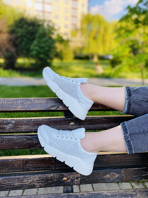 VLADEKS Кросівки жіночі VLADEKS 1074/1 білі (весна-літо, шкіра натуральна) (4642) Коломыя - изображение 5