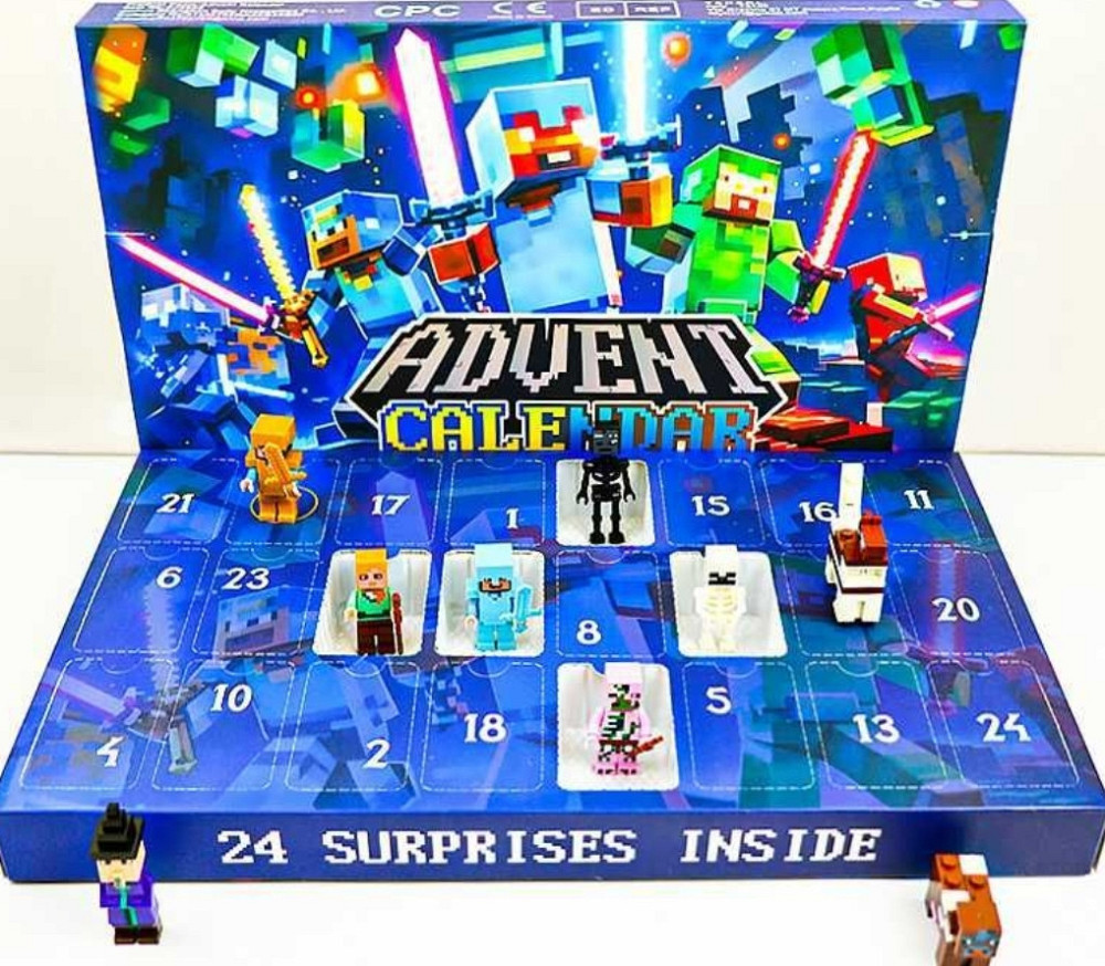 Новогодний адвент календарь Лего Майнкрафт на 24 окошка. Харьков - изображение 6