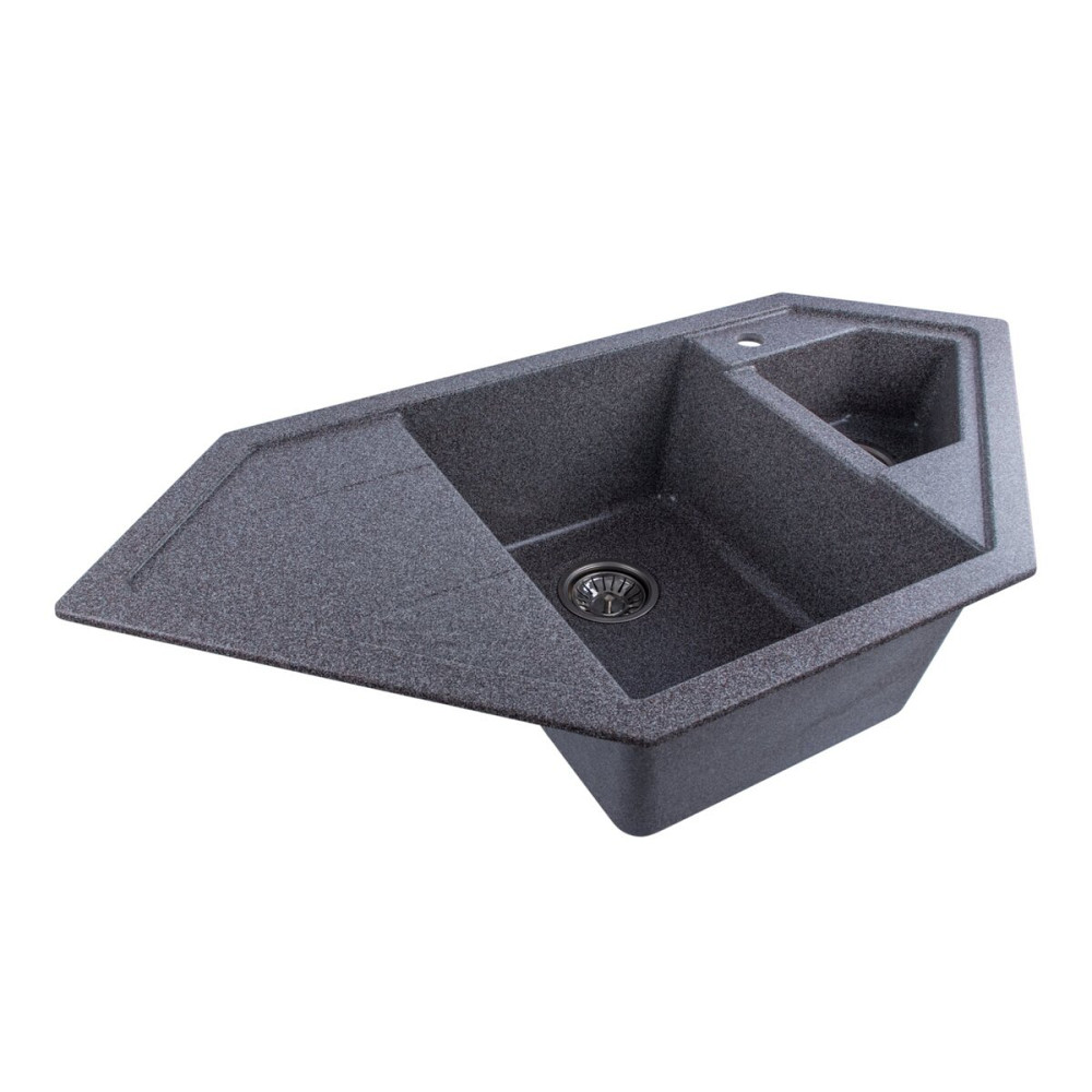 Гранітна мийка для кухні Platinum 9950 PANDORA матова Мікс Коломыя - изображение 5