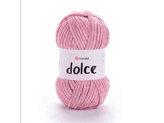 Пряжа Dolce пудровий 100% мікрополіестр 120м 100г 5шт/уп 769 ТМ YarnArt Київ