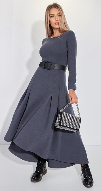 Стильное тёплое платье (46) Киев - изображение 7