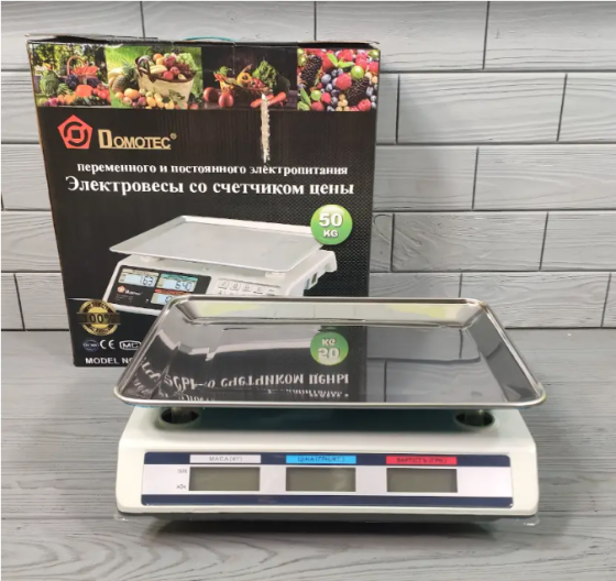 Ваги торговельні DOMOTEC MS-CK982S MB 50кг 2171 Одеса