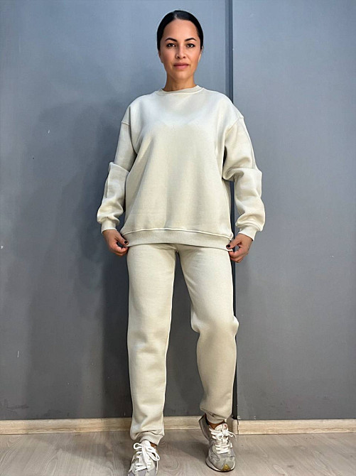 Світшот жіночий Pepper&mint 24-14 базовий простий подовжений оверсайз світло сірий, світло-сірий, L Київ - фото 20