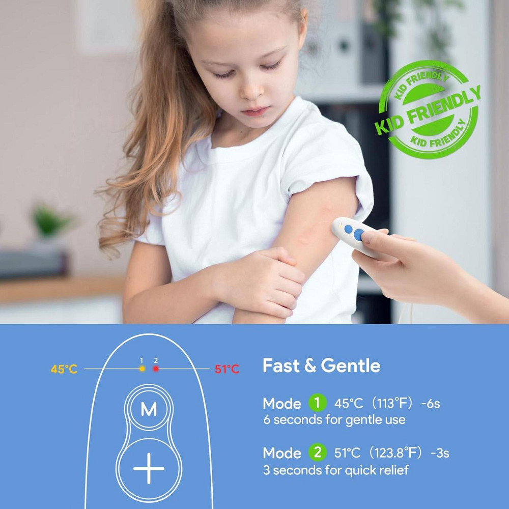 Устройство для снятия зуда от укусов насекомых Yinke, без химии, быстрое облегчение зуда и отёков Киев - изображение 6