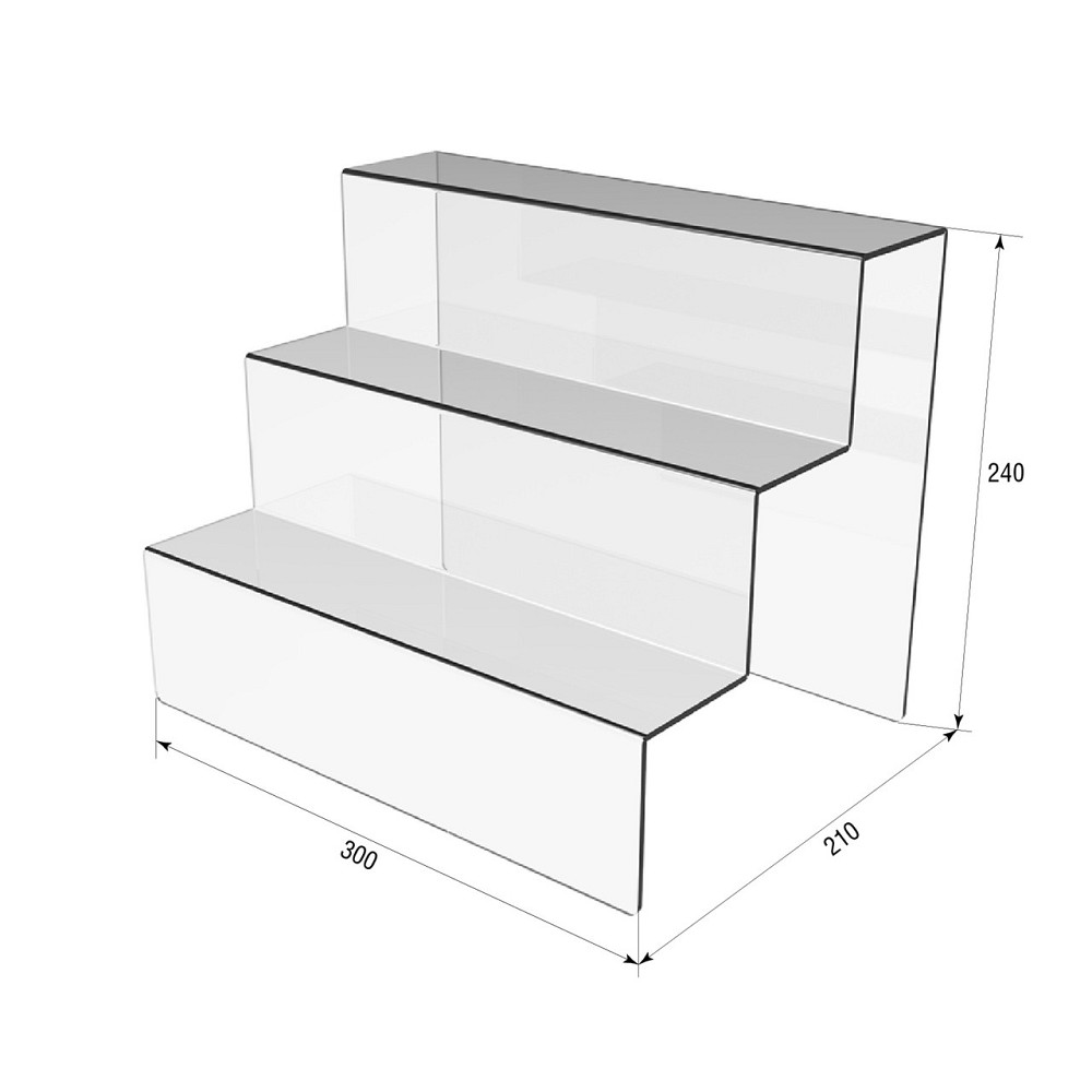 Подставка горка EKOSTAR 300х210х240 3-х яр 3мм Киев - изображение 3