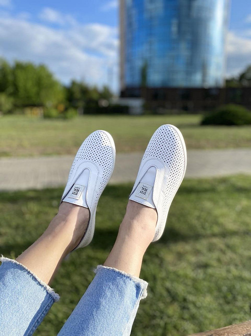 Mioli Балетки жіночі MIOLI J-9 білі (весна-літо, шкіра натуральна) (3753) лише 36р. Коломия - фото 5