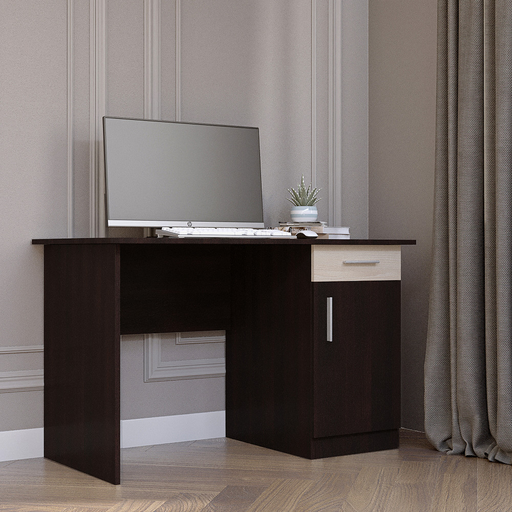 Письмовий стіл Еверест Школяр-3 венге + дуб молочний (DTM-2163) Львів - фото 2